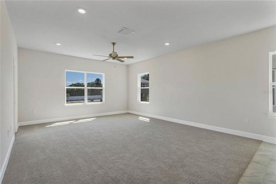 Spacious, unfurnished interior of a new home in St. John's Preserve, Palm Bay (Image 11). Spacious, unfurnished interior of a new home in St. John's Preserve, Palm Bay (Image 11).