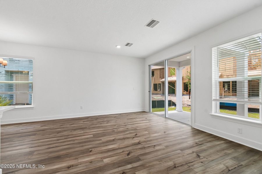 Spacious, unfurnished interior of a new home in Westerly Park at Wildlight – Overlook Collection, Yulee (Image 19). Spacious, unfurnished interior of a new home in Westerly Park at Wildlight – Overlook Collection, Yulee (Image 19).