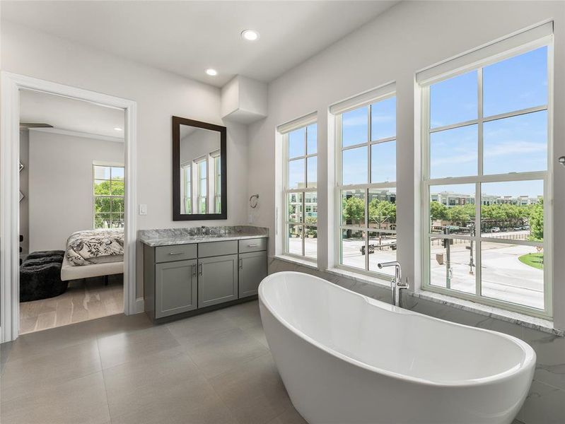 Furnished interior view inside a new home in , Irving (Image 4).