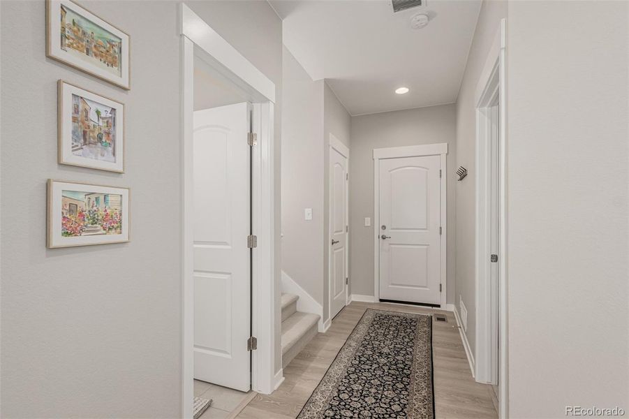 First floor hallway First floor hallway