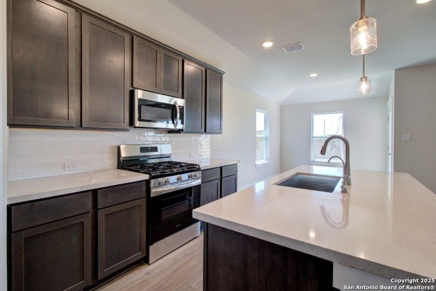 Furnished interior view inside a new home in Westridge - Premier, San Antonio (Image 3). Furnished interior view inside a new home in Westridge - Premier, San Antonio (Image 3).