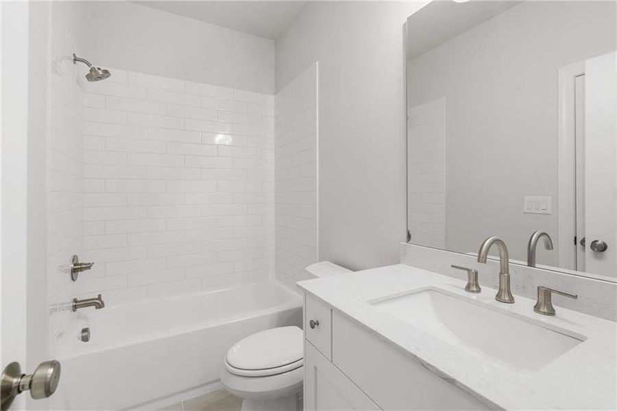 Furnished interior view inside a new home in Promenade at Sawnee Village, Cumming (Image 13).