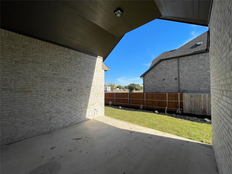 Rear Covered Patio