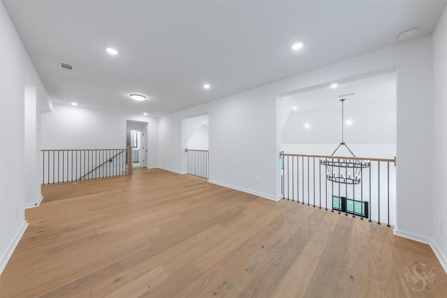Game room area, located upstairs. Game room area, located upstairs.