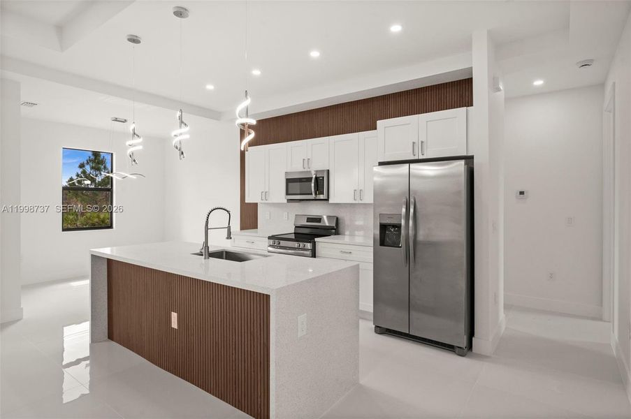 Furnished interior view inside a new home in , Lehigh Acres (Image 7).