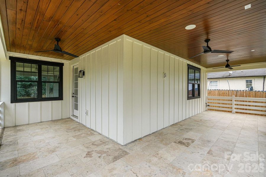 Exterior details and patio area of a home in , Charlotte (Image 3).