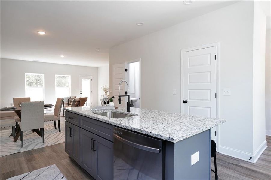 Furnished interior view inside a new home in , Stone Mountain (Image 11).