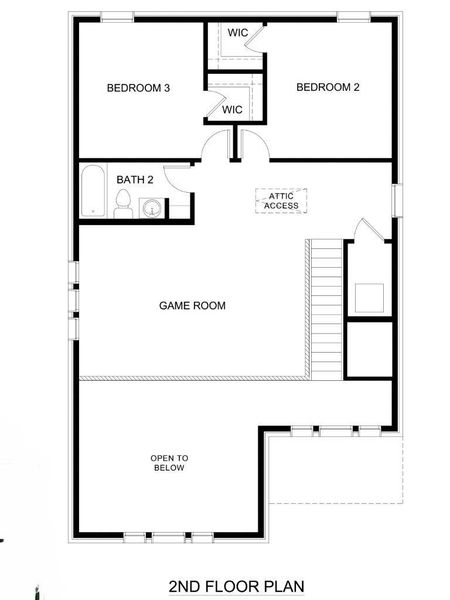 2D floor plan layout for the Somerset by D.R. Horton in Greenwood Square, Richardson, TX (Image 4).