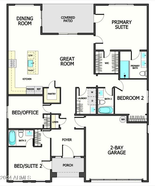 Concordia Floor Plan MLS