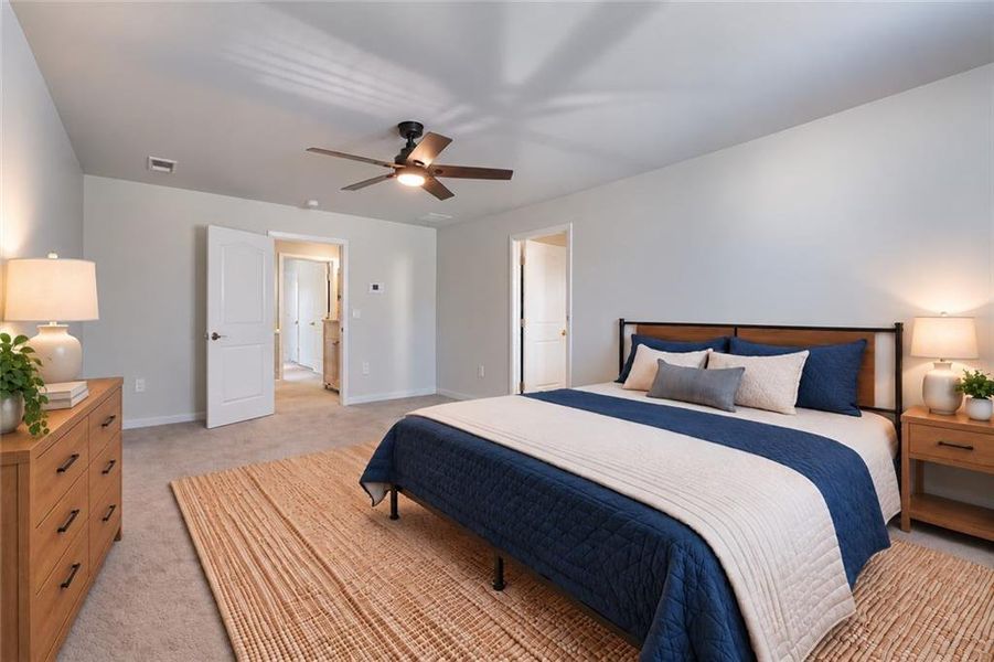 Furnished interior view inside a new home in , Dawsonville (Image 17).