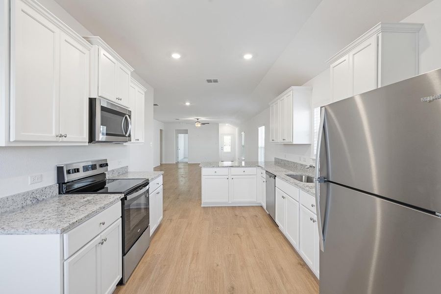 Furnished interior view inside a new home in Colson Ranch, Jarrell (Image 3).