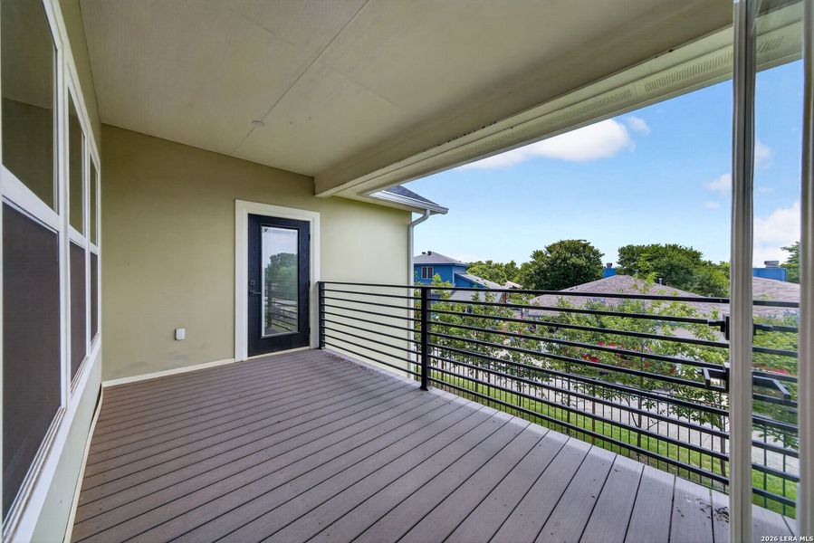 Exterior details and patio area of a home in , Kerrville (Image 3).