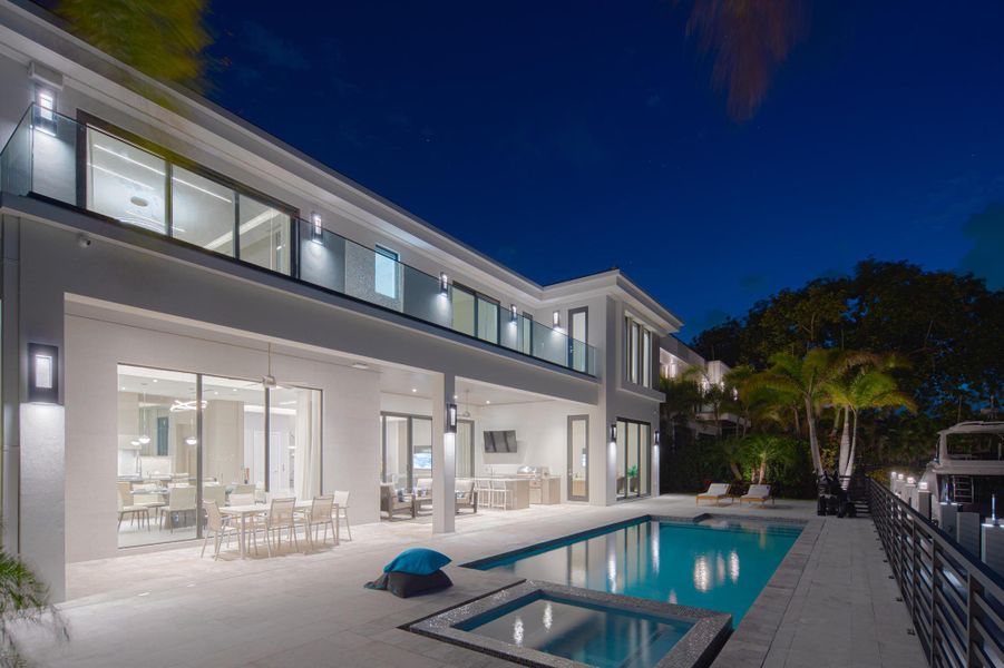 Front exterior of a new home in , Boca Raton, FL, highlighting curb appeal (Image 24). Front exterior of a new home in , Boca Raton, FL, highlighting curb appeal (Image 24).