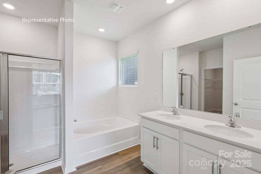 Furnished interior view inside a new home in Sonoma Hills, Charlotte (Image 7).