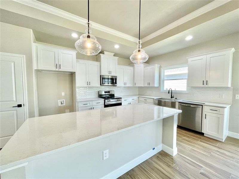 Furnished interior view inside a new home in , Gainesville (Image 8).