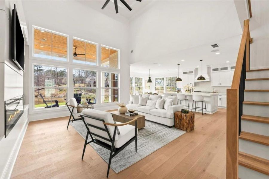 Furnished interior view inside a new home in , Greensboro (Image 13).