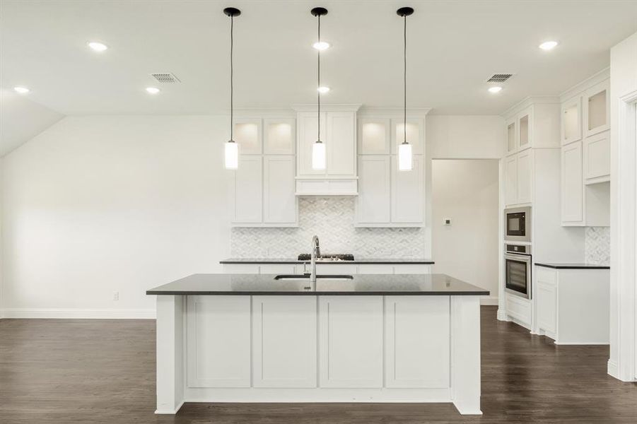 Furnished interior view inside a new home in Wildflower Ranch 60-65, Justin (Image 27). Furnished interior view inside a new home in Wildflower Ranch 60-65, Justin (Image 27).