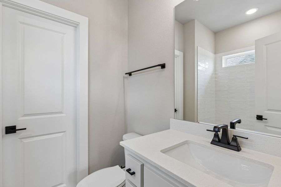 Furnished interior view inside a new home in Mosaic – 70′ Lots, Prosper (Image 16).