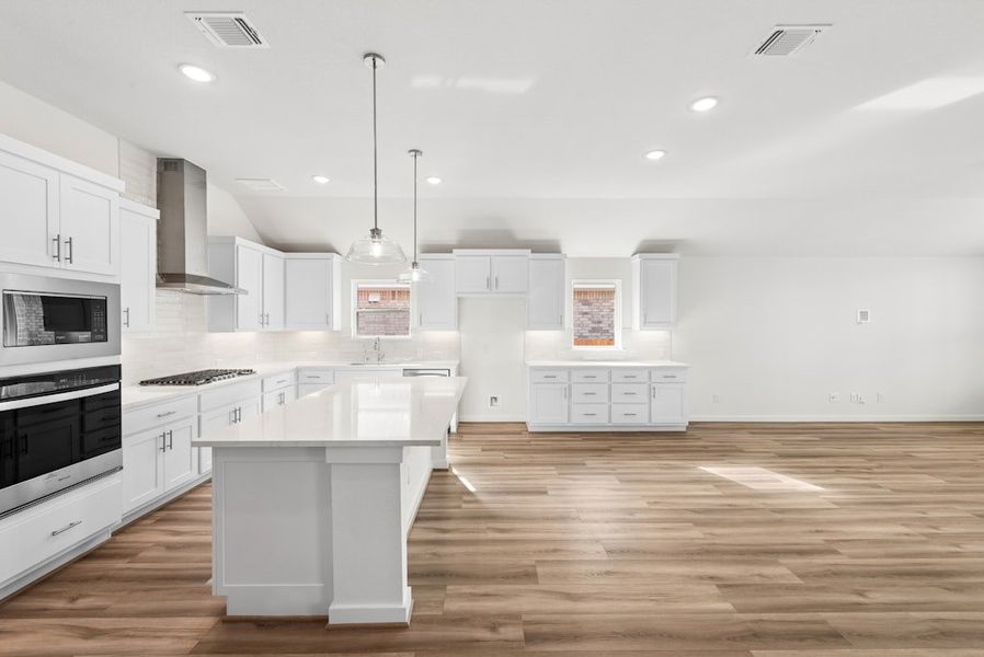 Furnished interior view inside a new home in University Heights, Round Rock (Image 17).
