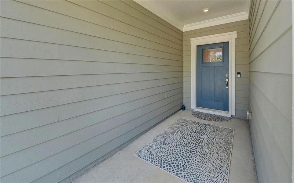 Exterior details and patio area of a home in , Hoschton (Image 26).