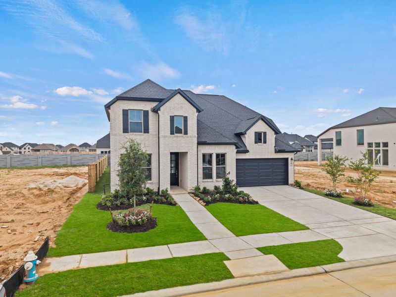 Front exterior of a new home in Jubilee, Hockley, TX, highlighting curb appeal (Image 22).