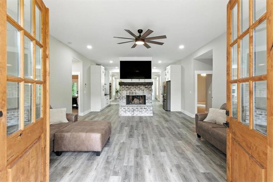 Furnished interior view inside a new home in , Adairsville (Image 15).