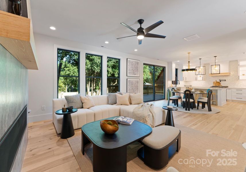 Furnished interior view inside a new home in , Charlotte (Image 29). Furnished interior view inside a new home in , Charlotte (Image 29).