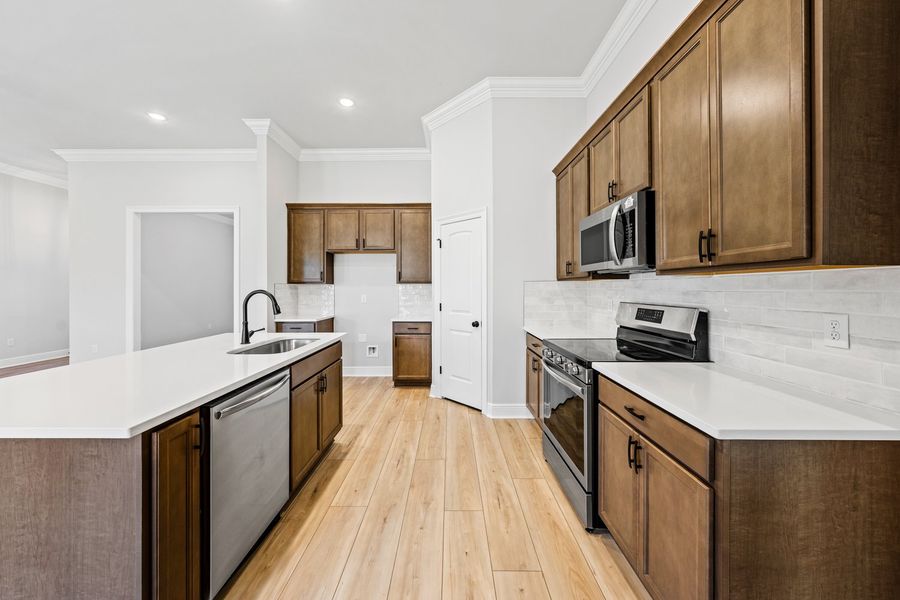 Furnished interior view inside a new home in Young Oaks, Crestview (Image 10).