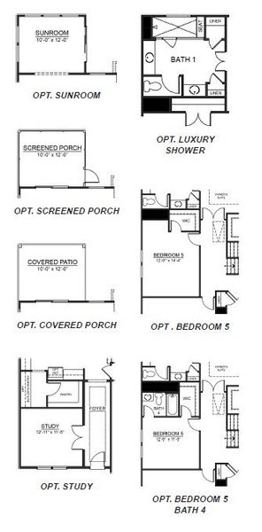 2D floor plan layout of this home in Whitehawk Meadows, Travelers Rest, SC (Image 1).