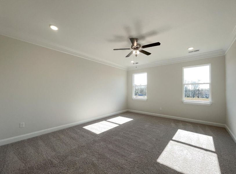 Spacious, unfurnished interior of a new home in Founders Club, Moore (Image 13).