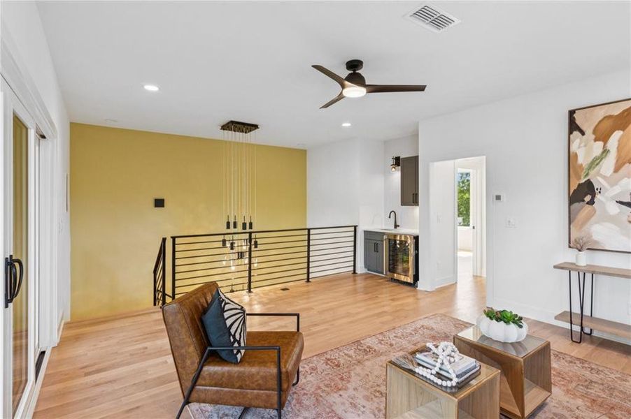 Furnished interior view inside a new home in , Atlanta (Image 5). Furnished interior view inside a new home in , Atlanta (Image 5).