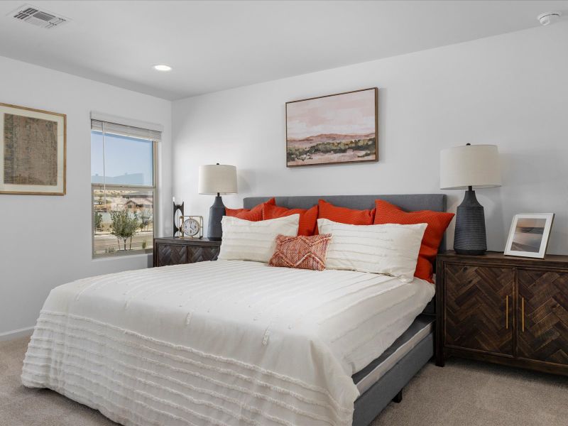 Furnished interior view inside a new home in Rincon Crest at Rocking K, Tucson (Image 9). Furnished interior view inside a new home in Rincon Crest at Rocking K, Tucson (Image 9).