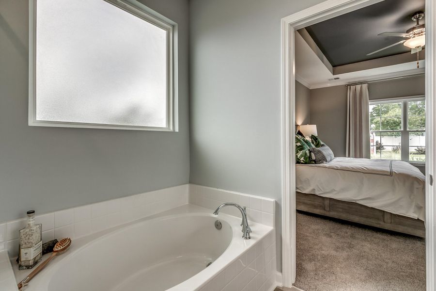 Furnished interior view inside a new home in Fairway Woods at Wyboo, Manning (Image 11).