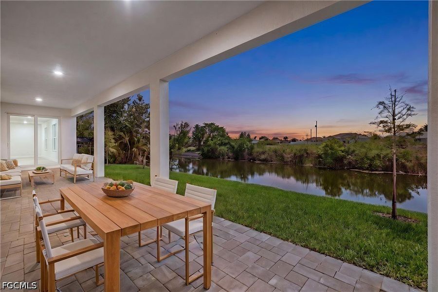 Exterior details and patio area of a home in Cape Coral, Cape Coral (Image 3). Exterior details and patio area of a home in Cape Coral, Cape Coral (Image 3).