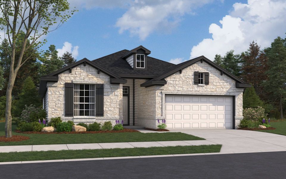 Rendering of floor plan. Colors and features may differ from shown representation.