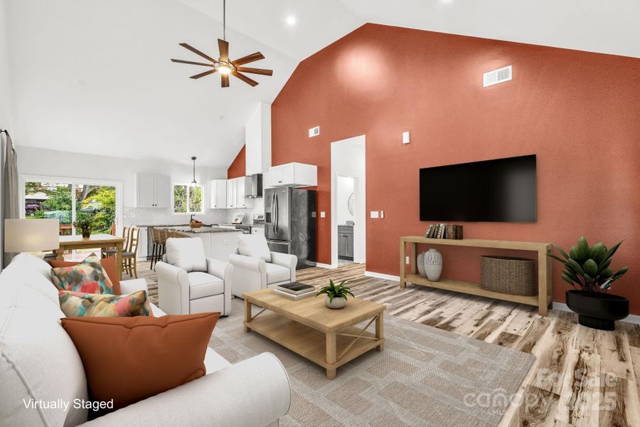 Furnished interior view inside a new home in , Shelby (Image 19).