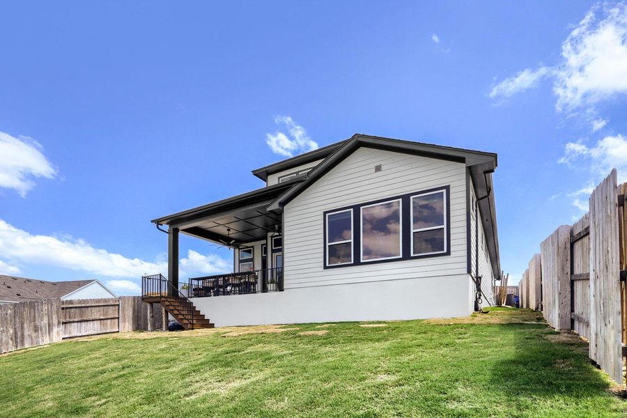 Exterior details and patio area of a home in , Dripping Springs (Image 4).