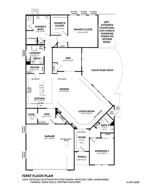 2D floor plan layout for the Promenade by Epcon Communities in The Courtyards at Holly Springs, Canton, GA (Image 50). 2D floor plan layout for the Promenade by Epcon Communities in The Courtyards at Holly Springs, Canton, GA (Image 50).