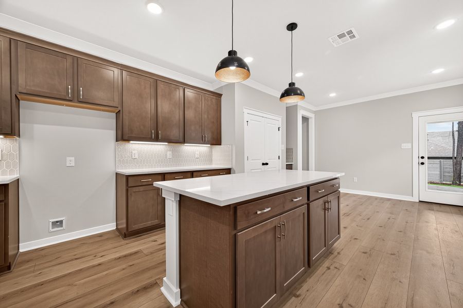 Furnished interior view inside a new home in Two Step Farm, Montgomery (Image 8).