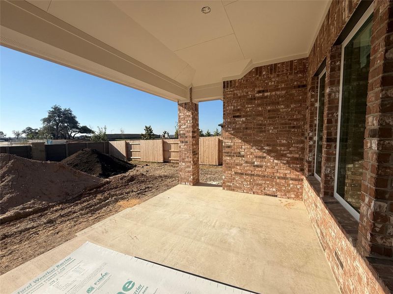 Exterior details and patio area of a home in Berry Creek Highlands, Georgetown (Image 5). Exterior details and patio area of a home in Berry Creek Highlands, Georgetown (Image 5).