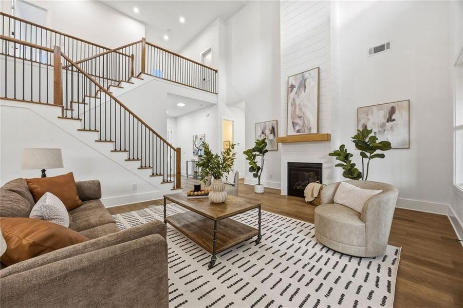 Furnished interior view inside a new home in , Pendergrass (Image 4).