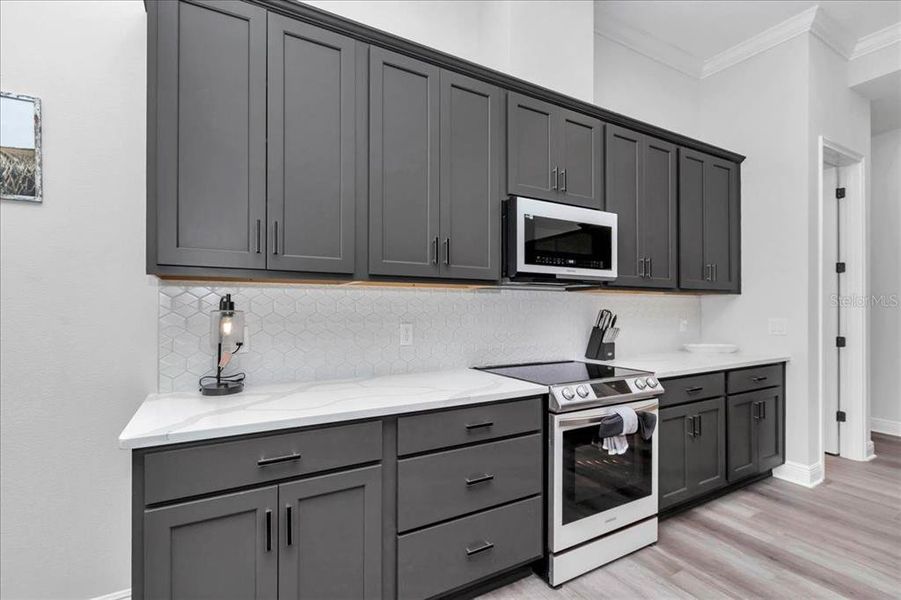 Furnished interior view inside a new home in , Williston (Image 11).
