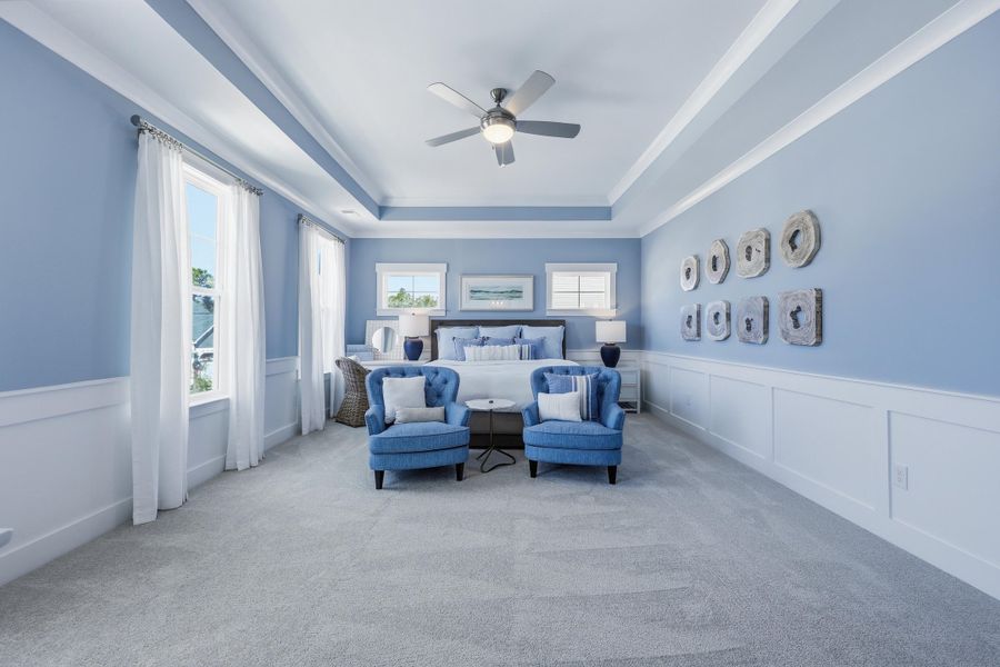 Furnished interior view inside a new home in , Summerville (Image 38).