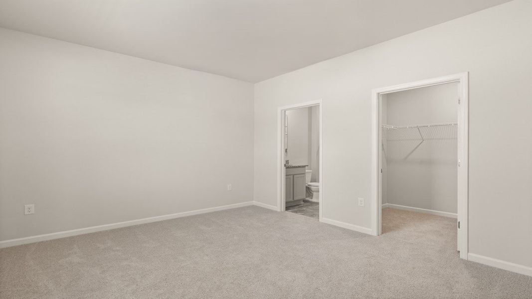 Spacious, unfurnished interior of a new home in Byrd Village, Graniteville (Image 14).