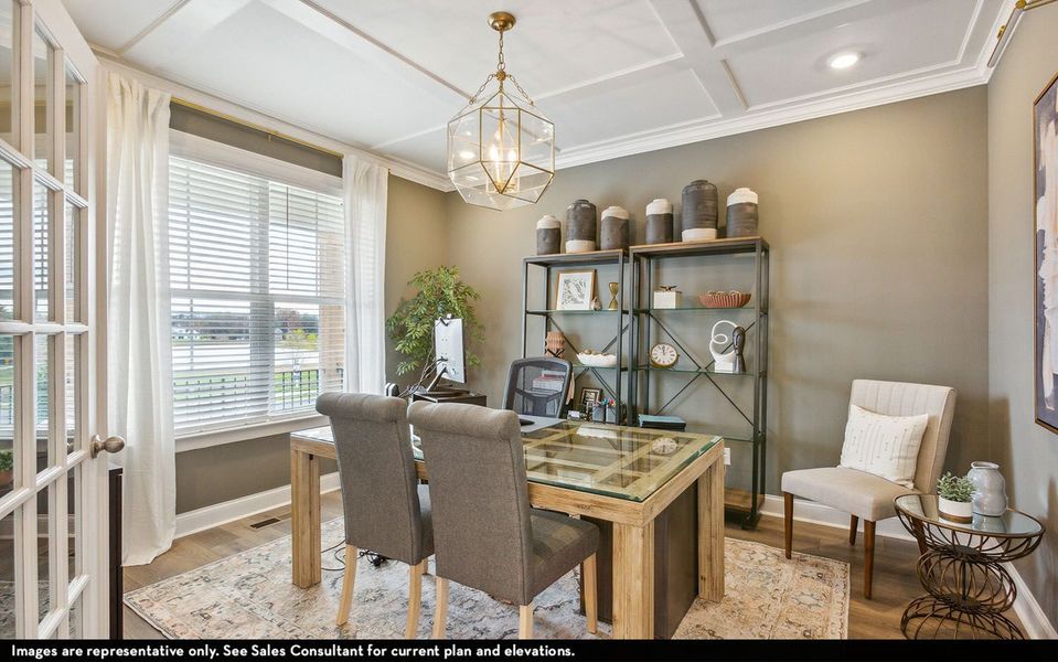 Furnished interior view inside a new home in McCain's Station, Gallatin (Image 3).
