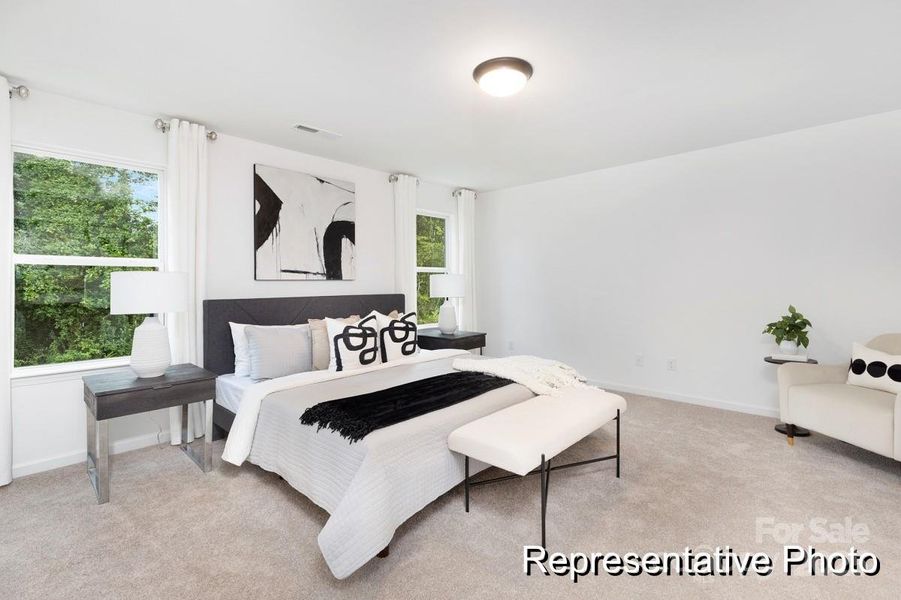 Furnished interior view inside a new home in Mooreland Oaks, Mount Holly (Image 16).