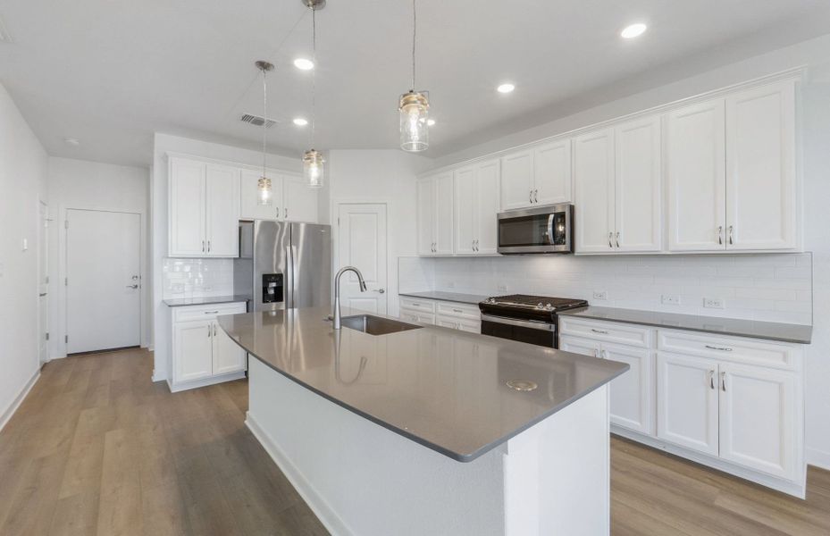 Furnished interior view inside a new home in Santa Rita Ranch, Liberty Hill (Image 11).