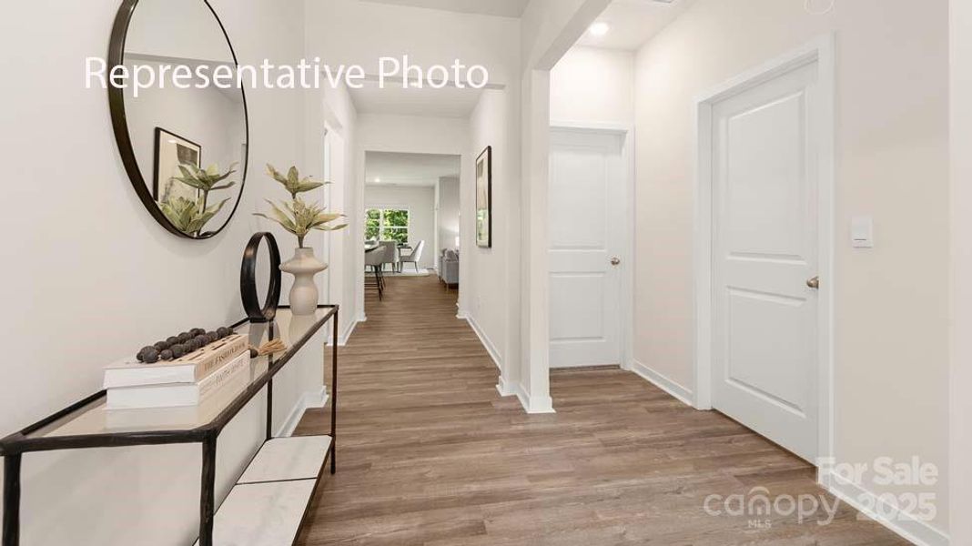 Furnished interior view inside a new home in The Hamptons at Hickory, Hickory (Image 3).