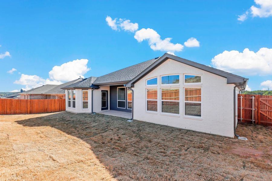 Representative exterior details of a home built from the Iverson I by Cheldan Homes in Terra Vista, Springtown (Image 44). Representative exterior details of a home built from the Iverson I by Cheldan Homes in Terra Vista, Springtown (Image 44).