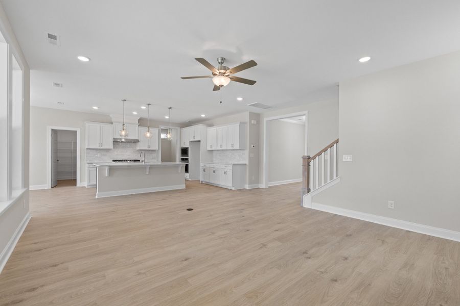 Representative unfurnished interior of a home built from the The Whitley by RobuckHomes in Kennebec Crossing, Angier (Image 109). Representative unfurnished interior of a home built from the The Whitley by RobuckHomes in Kennebec Crossing, Angier (Image 109).